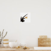 Orchid Yellow Poster (Keuken)