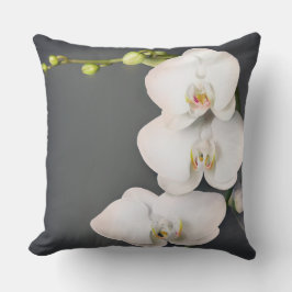 Orchidaceae (witte orchideeën) kussen