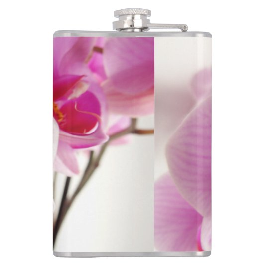 Orchidebloem Heupfles (Achterkant)