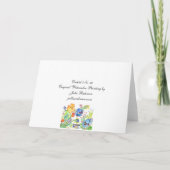 Orchidee 16 kaart (Achterkant)