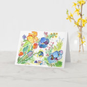 Orchidee 16 kaart (Gele Bloem)