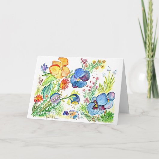 Orchidee 16 kaart (Voorkant)