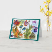 Orchidee-24 Kaart (Gele Bloem)