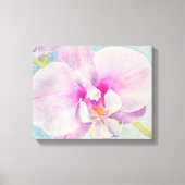 Orchidee 2 Waterverf op Canvas (Voorkant)