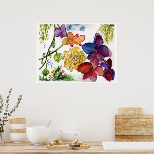 orchidee-40 poster (Keuken)