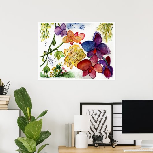 orchidee-40 poster (Thuiskantoor)