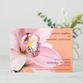 Orchidee • Aankondiging Bewaar de Datum (Staand voorkant)