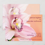 Orchidee • Aankondiging Bewaar de Datum (Voorkant / Achterkant)