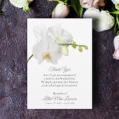 Orchidee begrafenis viering van het leven dank u k kaart