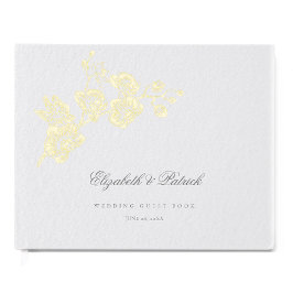 Orchidee belooft ivoor formele moderne klassieke b gastenboek