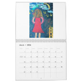 orchidee, betaalbare kunst door HeatherArt Gallery Kalender (Mar 2026)