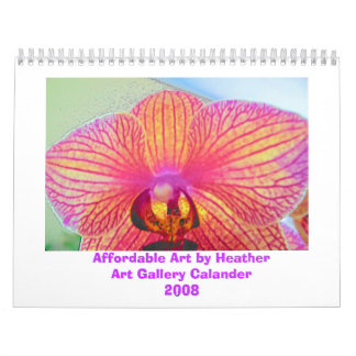 orchidee, betaalbare kunst door HeatherArt Gallery Kalender