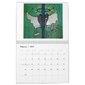 orchidee, betaalbare kunst door HeatherArt Gallery Kalender (Feb 2027)