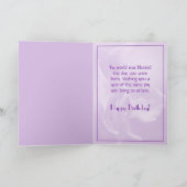 Orchidee Birthday Card Kaart (Binnen)