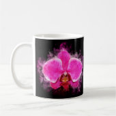 Orchidee bloem aquarel - roze bb 02 koffiemok (Links)