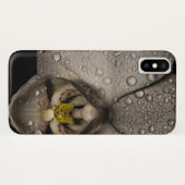 Orchidee bloem grijs zwart elegant Case-Mate iPhone case (Achterkant (horizontaal))