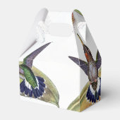 Orchidee Bloem Kolibrie Vogels Wildlife Favor Box Bedankdoosjes (Voorkant Zijde)