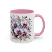 Orchidee Bloem Mok Elegante Bloem Geschenk Kop
