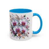 Orchidee Bloem Mok Elegante Bloem Geschenk Kop