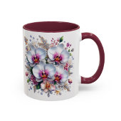 Orchidee Bloem Mok Elegante Bloem Geschenk Kop