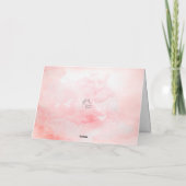 Orchidee bloem sympathie kaart verlies begrafenis  (Achterkant)