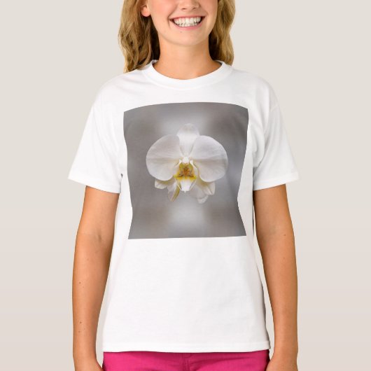Orchidee bloem t-shirt (Voorkant)