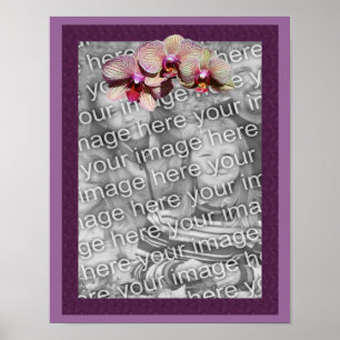 Orchidee Bloem Trio Frame Maak Je Eigen Foto  Poster