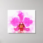 Orchidee bloem waterverf - roze wb 02 canvas afdruk (Voorkant)