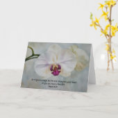 Orchidee Bloembijbel Verse Art Note Kaart (Gele Bloem)