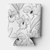 Orchidee bloemen blikjeskoeler (Voorkant)