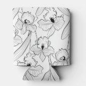Orchidee bloemen blikjeskoeler (Achterkant)