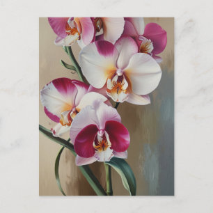 Orchidee bloemen briefkaart