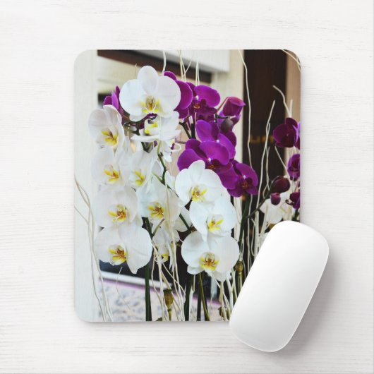 Orchidee bloemen muismat (Met muis)