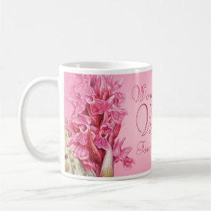 Orchidee bloemsierkunst Wonderful Wife roze mok