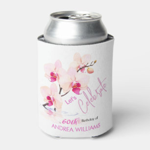 Orchidee Bloesem 60e Verjaardag Blikjeskoeler