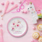 Orchidee Bloesem Bloesems 60ste Verjaardag Papier  Papieren Bordje (Feest)