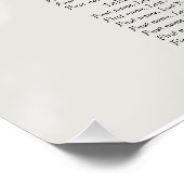 Orchidee Bloesem Bloesems Bruiloft Zitkaarten Perfect Poster (Hoek)