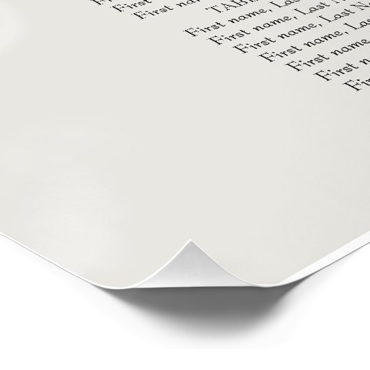 Orchidee Bloesem Bloesems Bruiloft Zitkaarten Perfect Poster (Hoek)