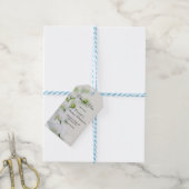 Orchidee Bloesem Blossoms Bruiloft Cadeaulabel (Met Touw)