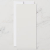 Orchidee Bloesem Blossoms Bruiloft Menu (Achterkant)