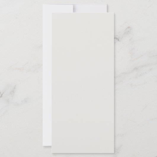 Orchidee Bloesem Blossoms Bruiloft Menu (Achterkant)