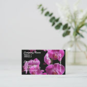 Orchidee Blossom Visitekaartjes (Staand voorkant)