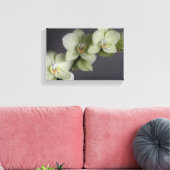 Orchidee Blossoms Elegant Chic Mod Canvas Afdruk (Insitu (Woonkamer))