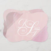 Orchidee Blush Dank Receptie Kaarten (Voorkant / Achterkant)