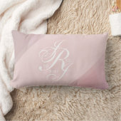 Orchidee Blush Monogram Kussen (Deken)