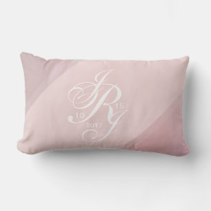 Orchidee Blush Monogram Kussen