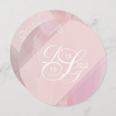 Orchidee Blush Uitnodigingen (Voorkant / Achterkant)