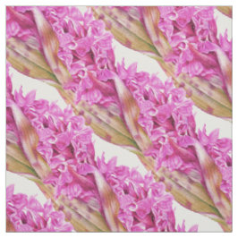 Orchidee botanisch paarse kunstpatroon stof