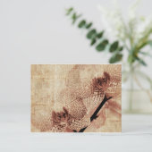 orchidee briefkaart (Staand voorkant)