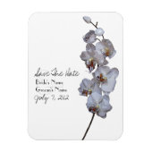 Orchidee Bruiloft Save The Date Magnet Magneet (Verticaal)